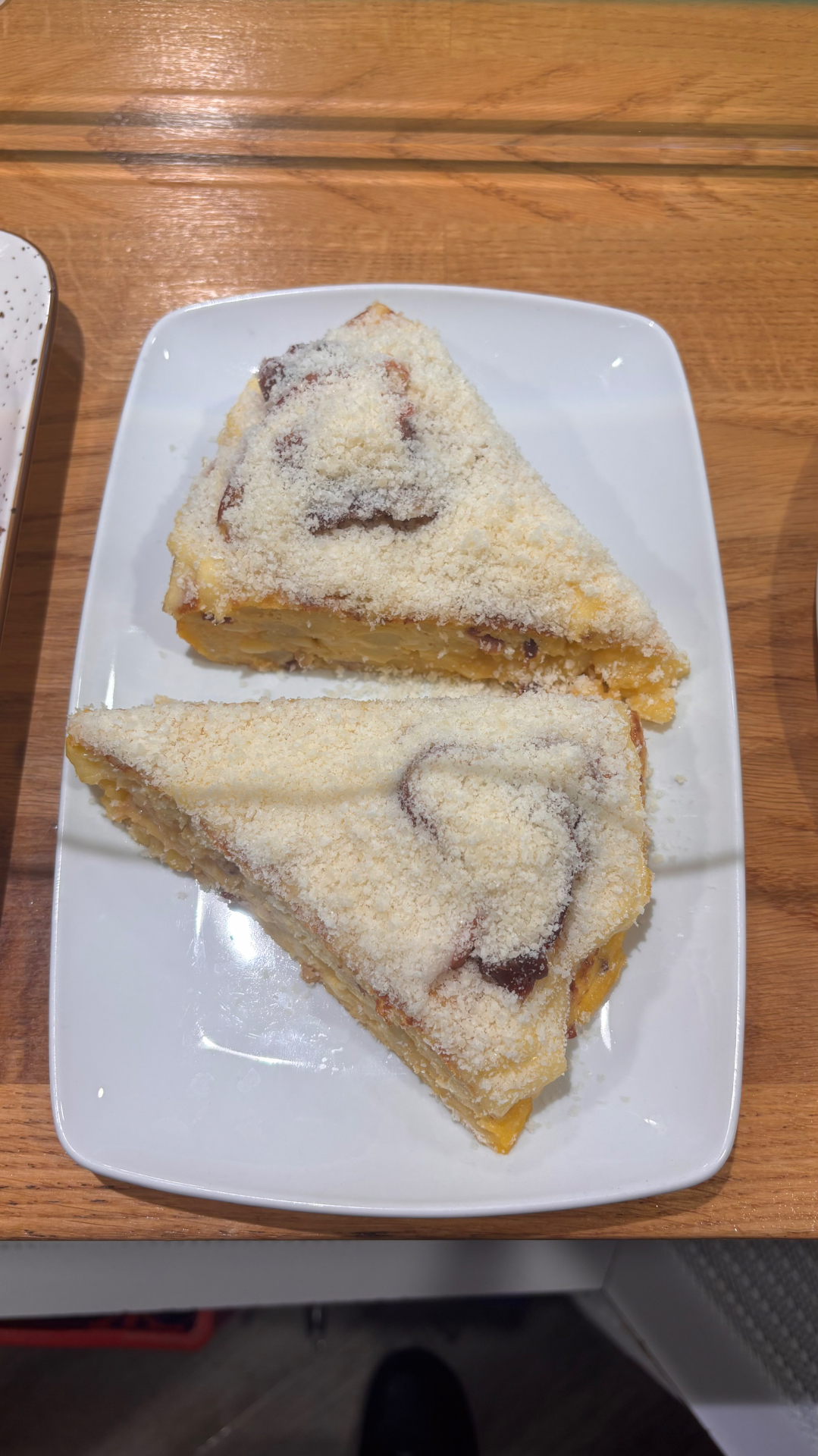 Tortilla de patata con jamón