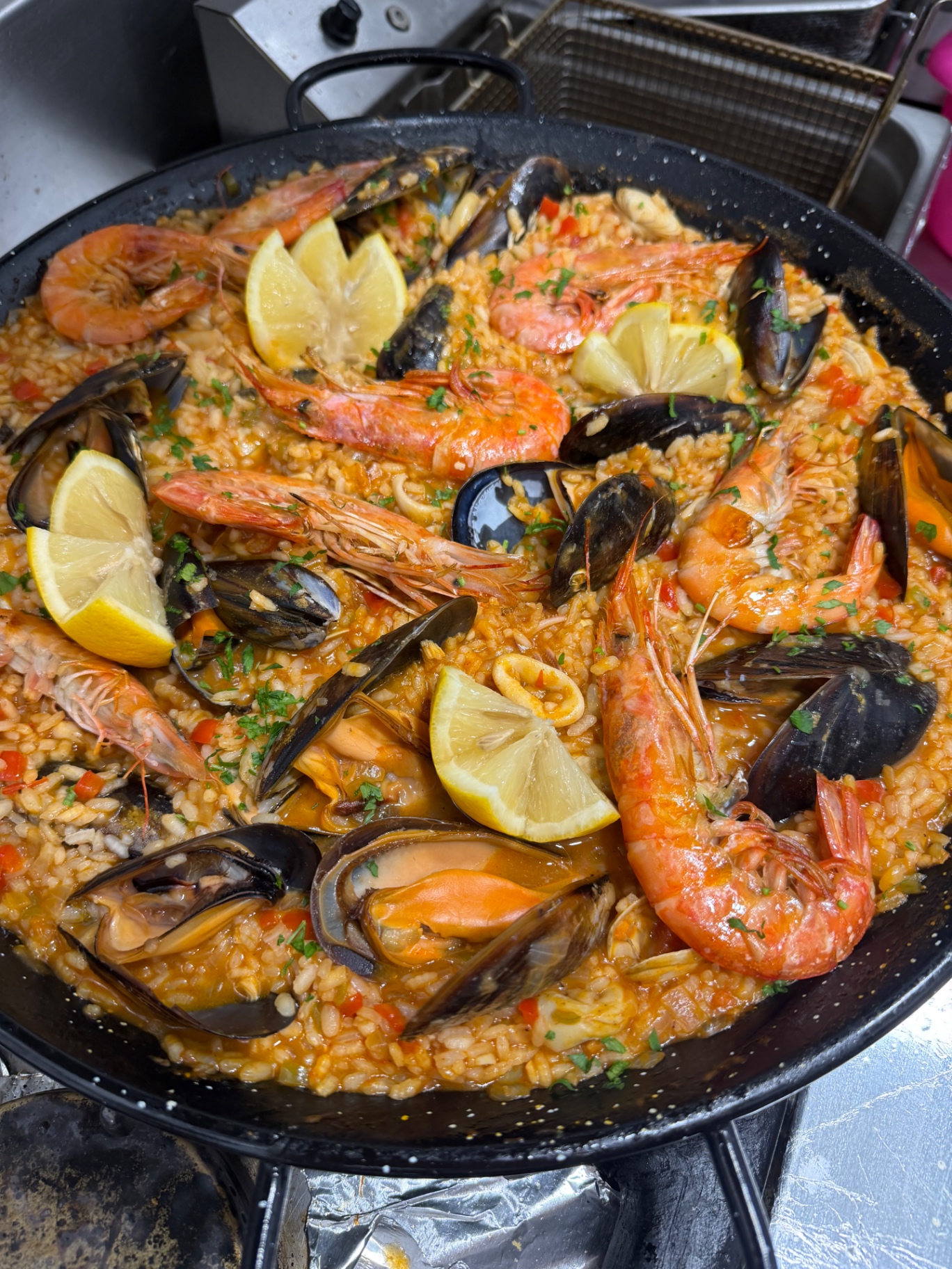 Arroz con marisco